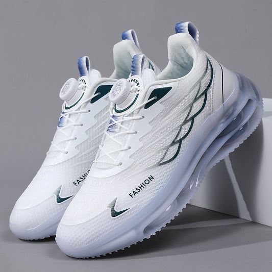 Rotating Button Youth Sports Running Casual Shoes