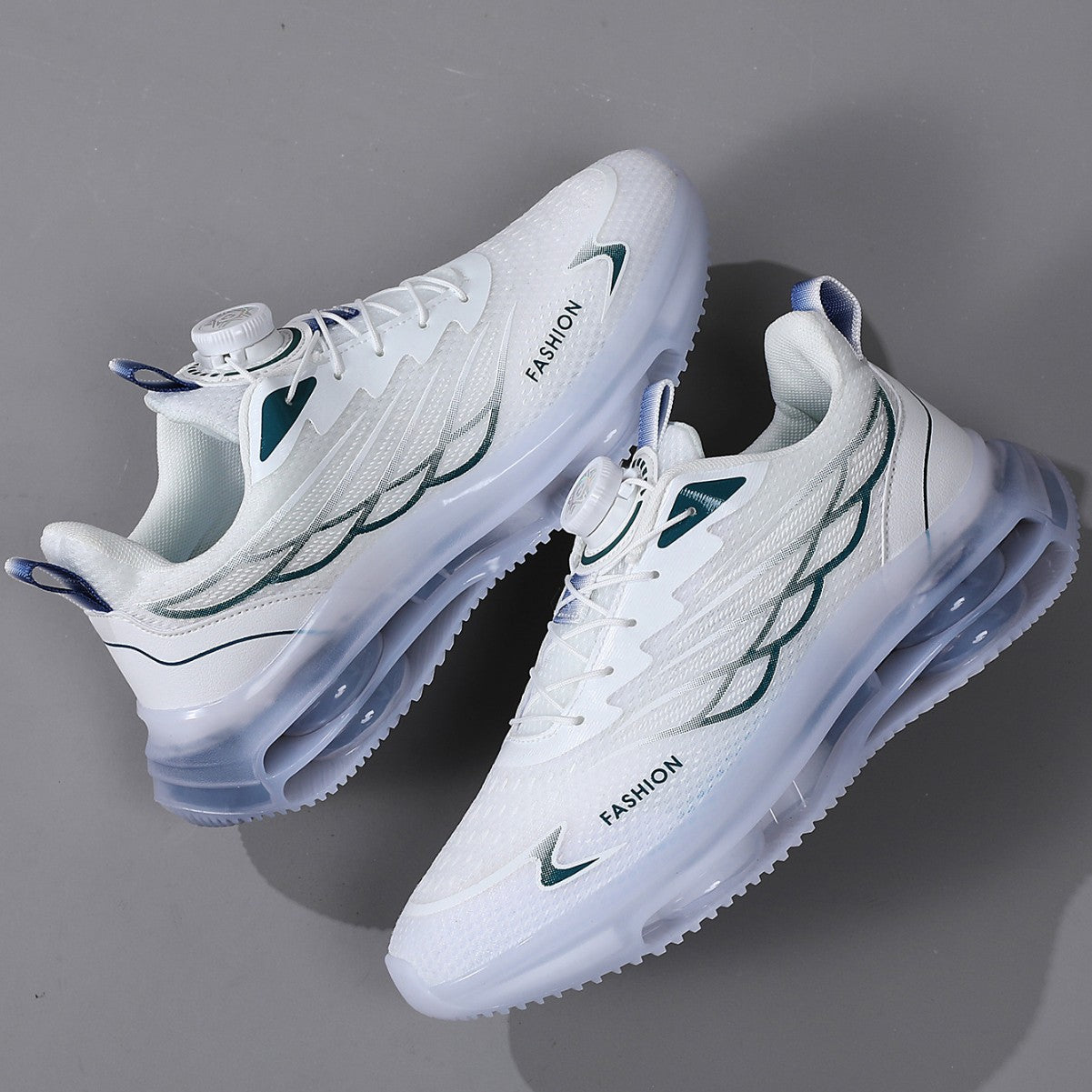 Rotating Button Youth Sports Running Casual Shoes