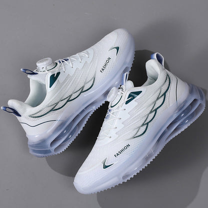 Rotating Button Youth Sports Running Casual Shoes